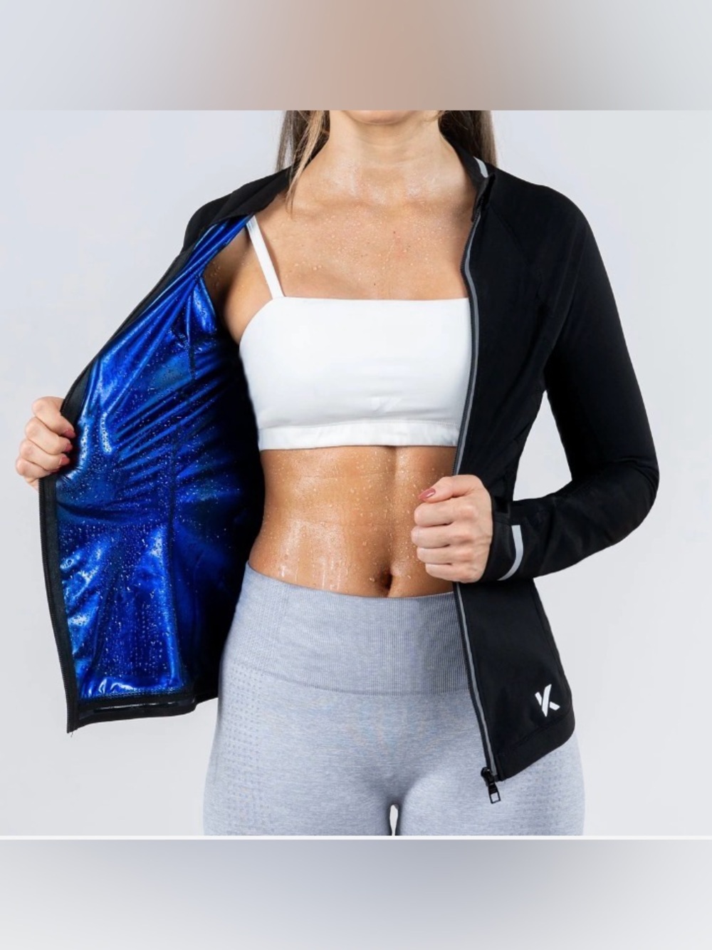 Kewlioo Woman’s Pro Sauna Swear Jacket - 2X RUNS SMALL